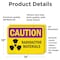 Signmission Radiation & Laser Sign, 10 in H x 14 in W, Vinyl Decal, Rectangle OS-2PACK-CR-D-1014-L-10188 - alternate 6